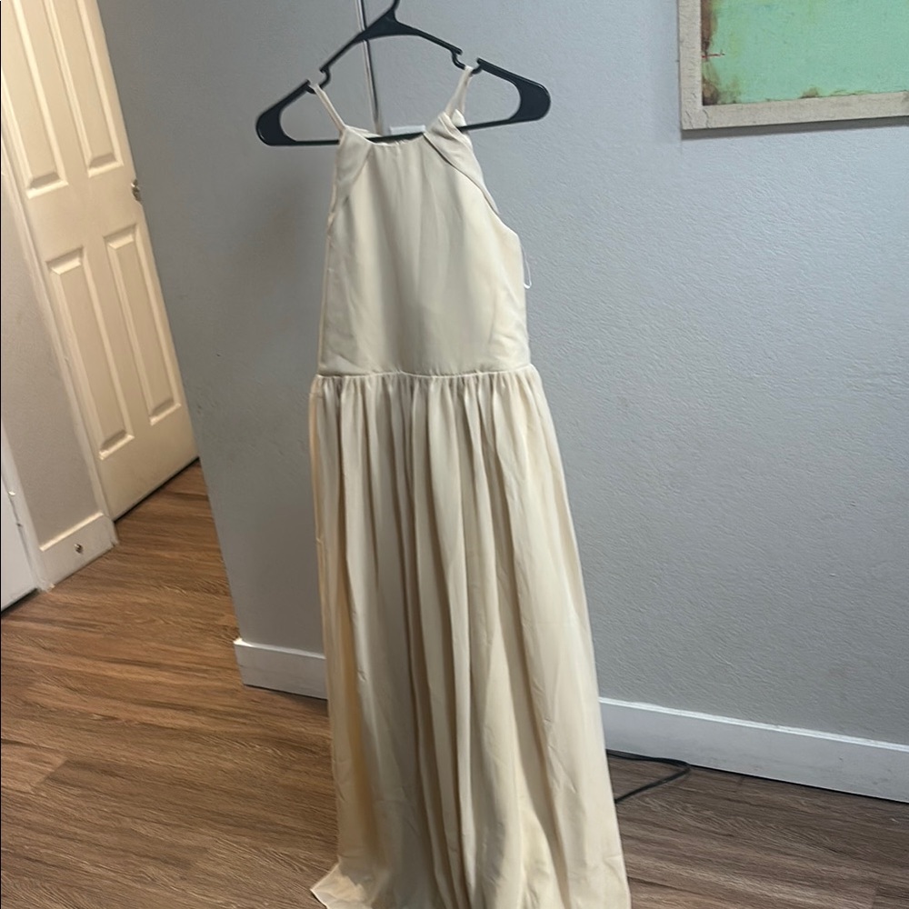 Cream Halter Sundress for Brides
